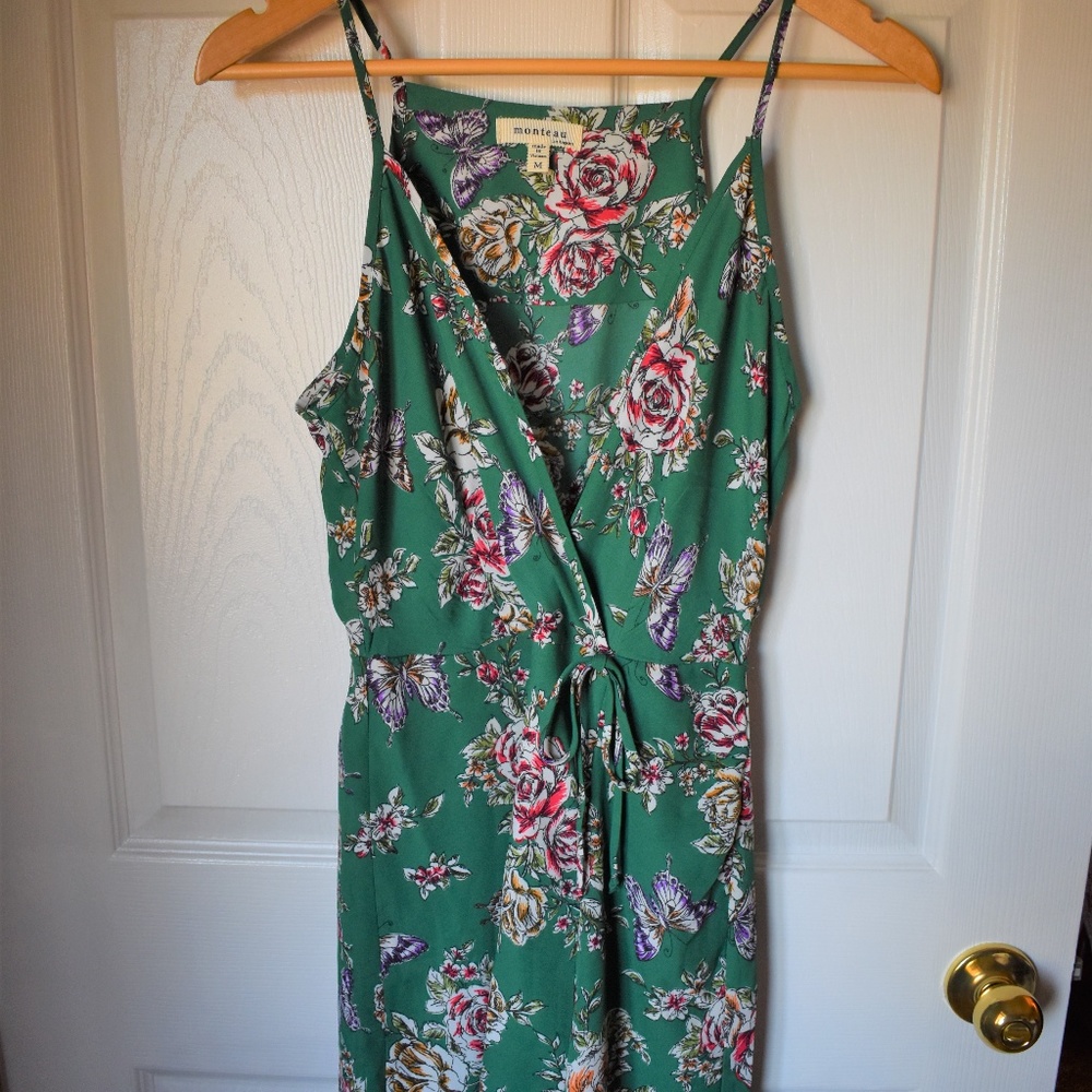 Green Floral Dress